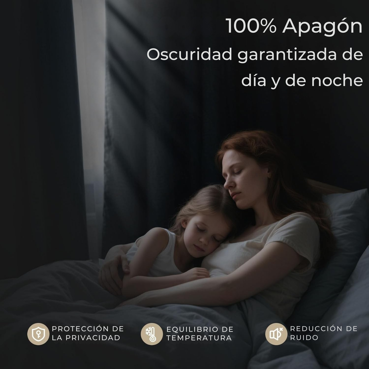 LuzOff – Cortina Blackout Gris Claro